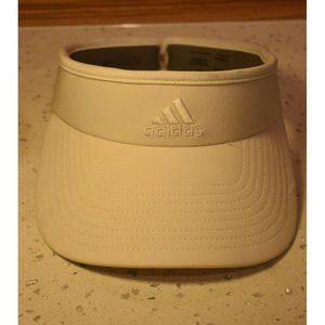 Adidas Aero Ready Golf Visor White With White Logo Great Condition